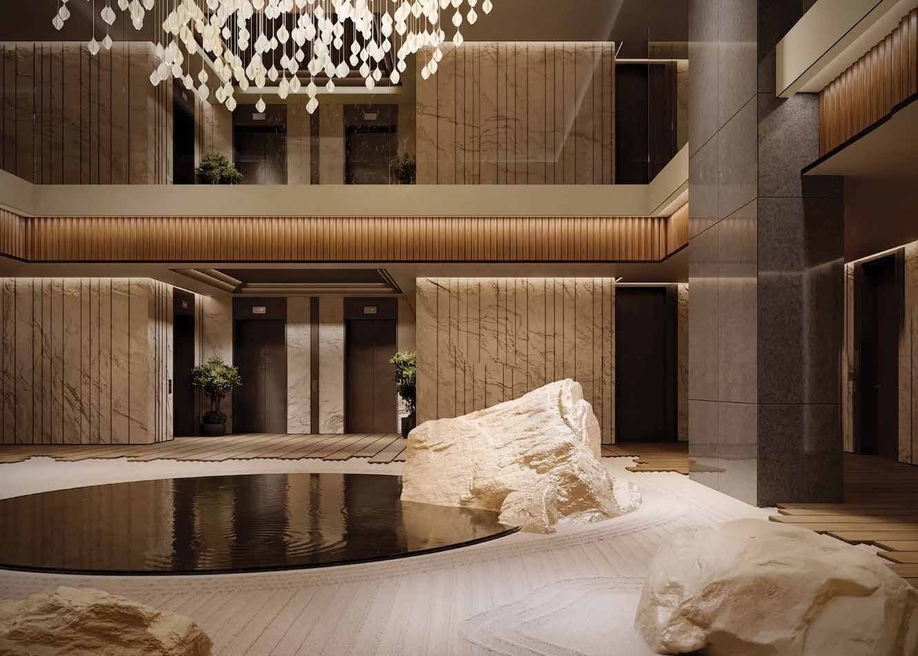 Century Astoria clubhouse atrium